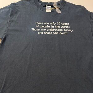 Vintage 90s Coding Graphic Tee Gildan‎ Ultra Cotton